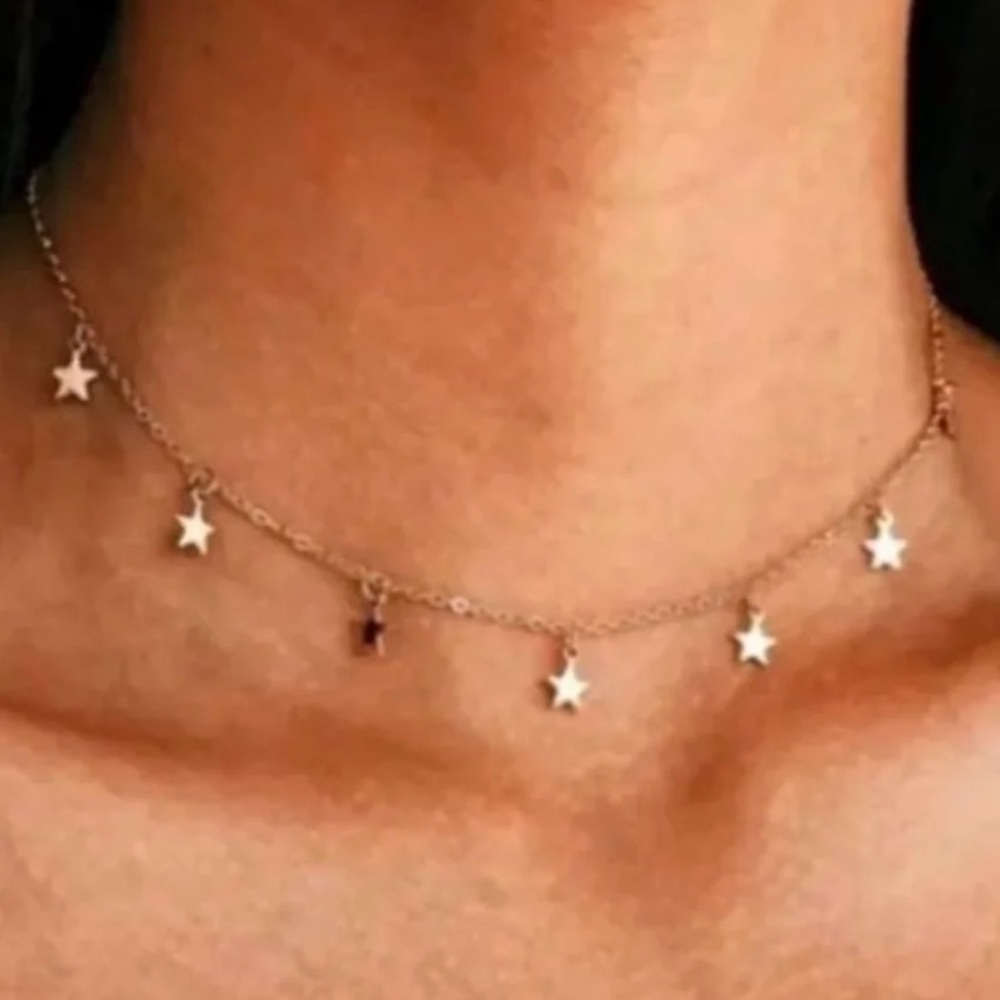 Gold Star Chain Choker